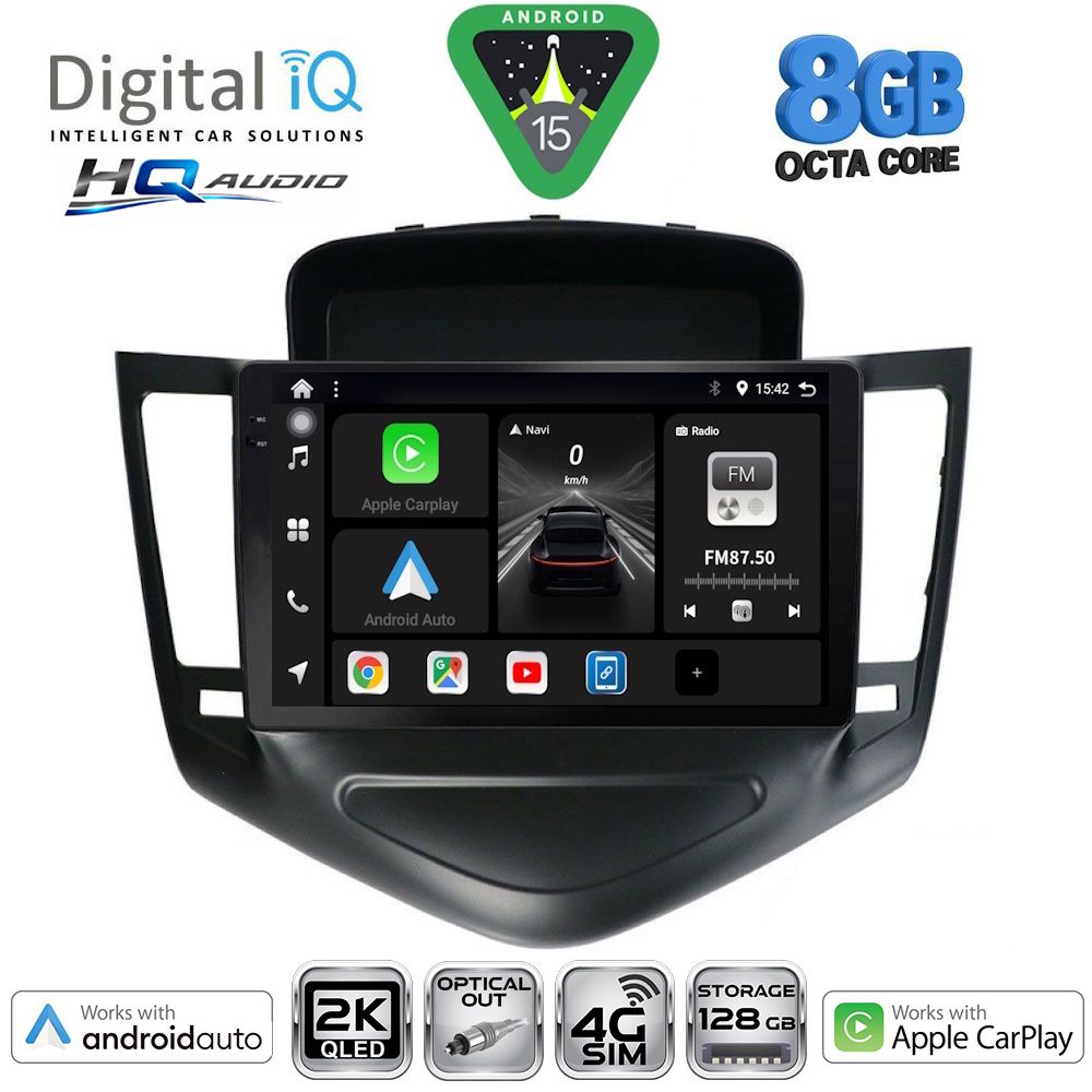 DIGITAL IQ BXK 20076A_CPAA (9inc) MULTIMEDIA TABLET for CHEVROLET CRUZE mod. 2008-2012 DIGITAL IQ BXK 20076A_CPAA (9inc) MULTIMEDIA TABLET for CHEVROLET CRUZE mod. 2008-2012