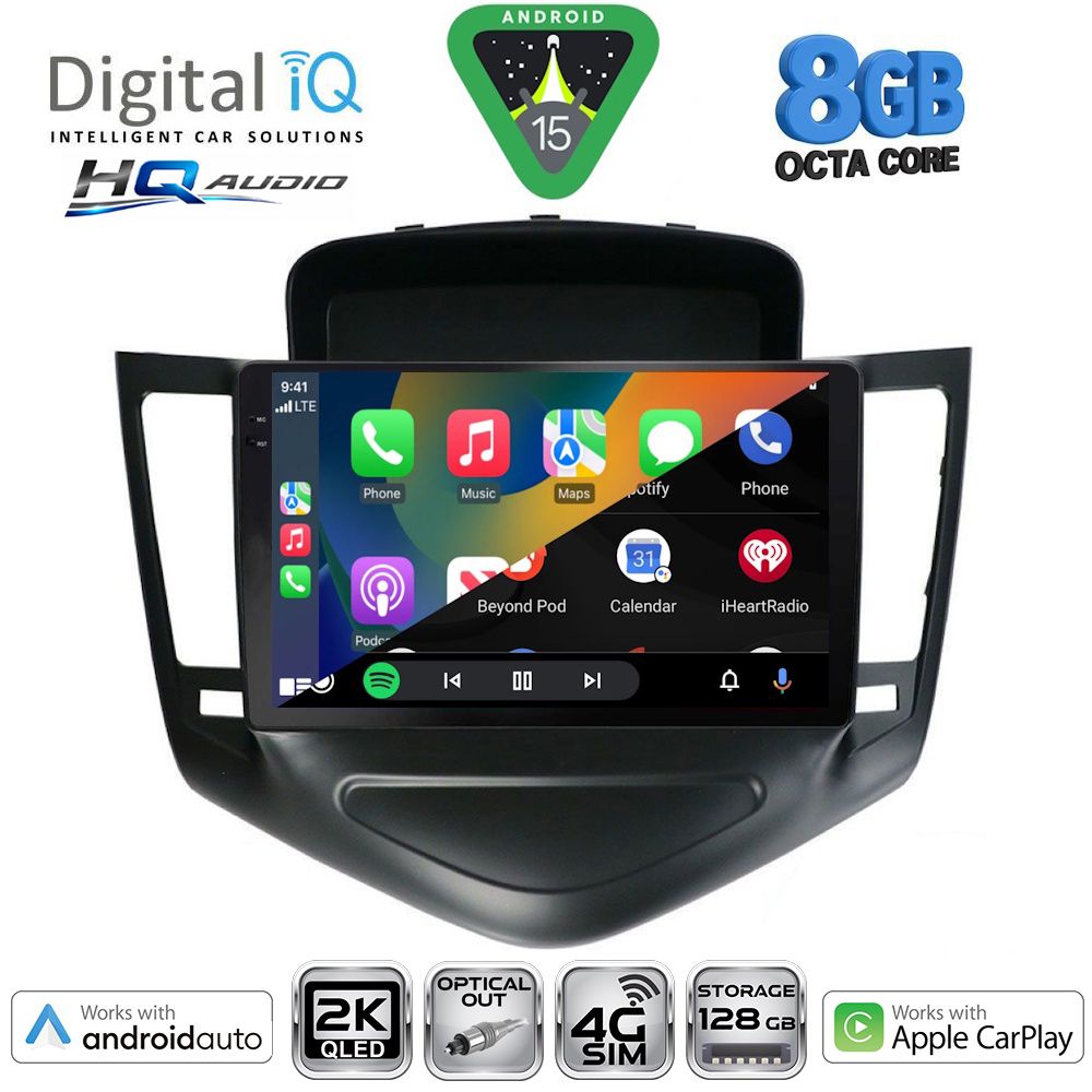 DIGITAL IQ BXK 20076A_CPAA (9inc) MULTIMEDIA TABLET for CHEVROLET CRUZE mod. 2008-2012 DIGITAL IQ BXK 20076A_CPAA (9inc) MULTIMEDIA TABLET for CHEVROLET CRUZE mod. 2008-2012