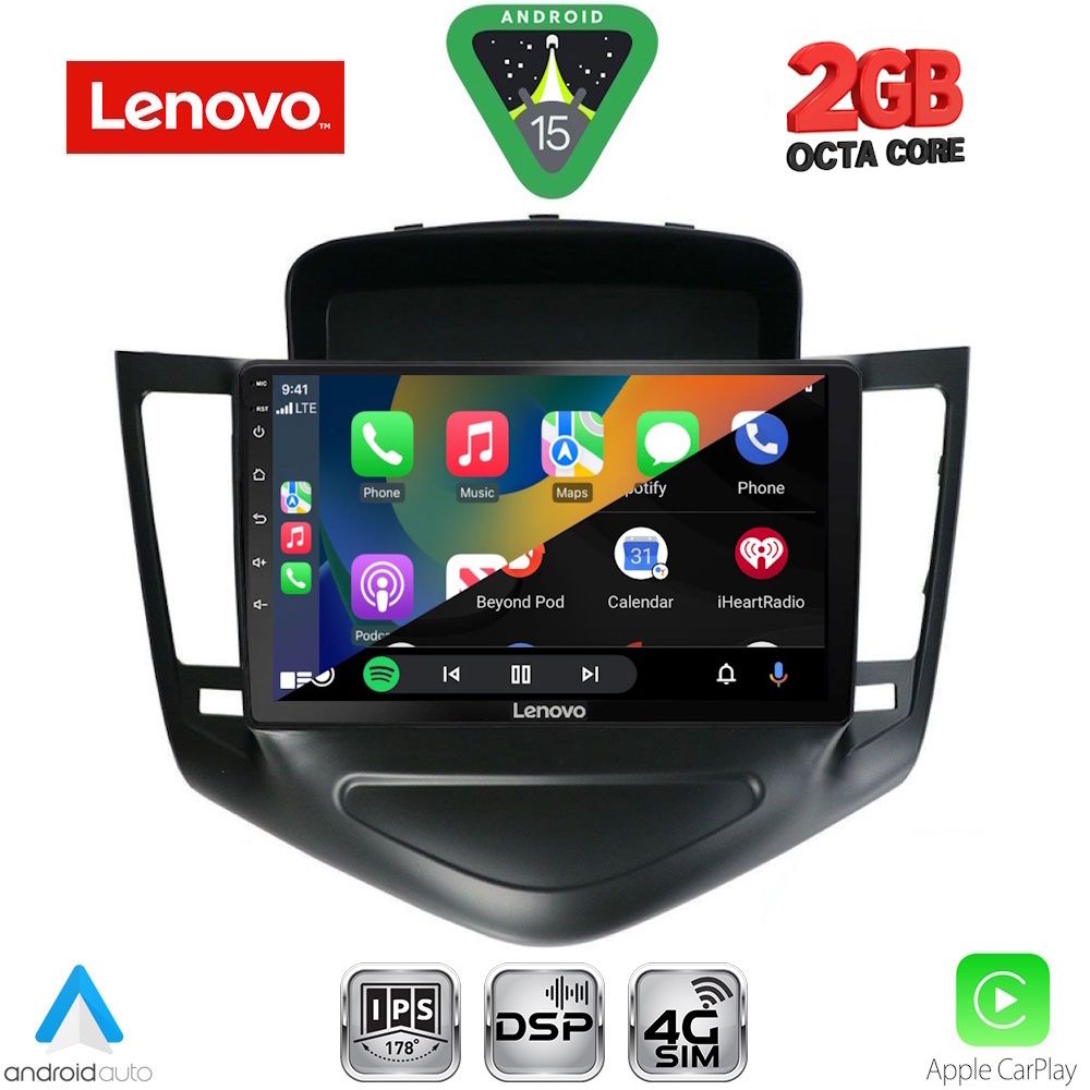 LENOVO LVF 5076A_CPA (9inc) MULTIMEDIA TABLET for CHEVROLET CRUZE mod. 2008-2012 LENOVO LVF 5076A_CPA (9inc) MULTIMEDIA TABLET for CHEVROLET CRUZE mod. 2008-2012