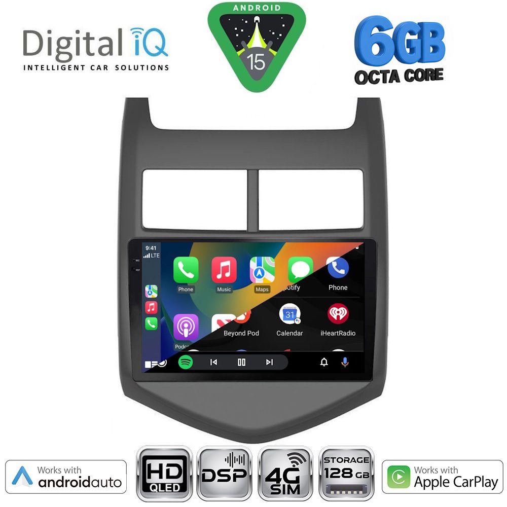 DIGITAL IQ BXF 17074A_CPAA (9inc) MULTIMEDIA TABLET for CHEVROLET AVEO mod. 2011-2014 DIGITAL IQ BXF 17074A_CPAA (9inc) MULTIMEDIA TABLET for CHEVROLET AVEO mod. 2011-2014