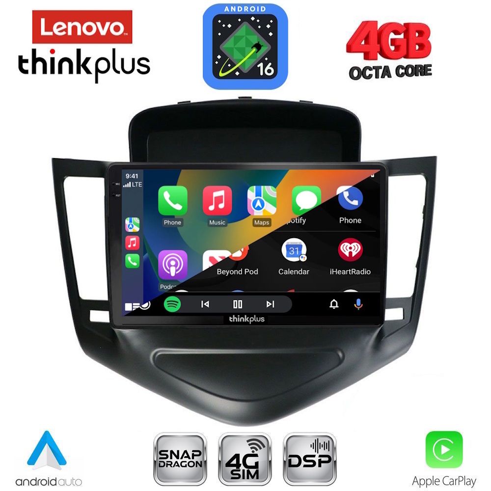 LENOVO LTG 7076A_CPA (9inc) MULTIMEDIA TABLET for CHEVROLET CRUZE mod. 2008-2012 LENOVO LTG 7076A_CPA (9inc) MULTIMEDIA TABLET for CHEVROLET CRUZE mod. 2008-2012
