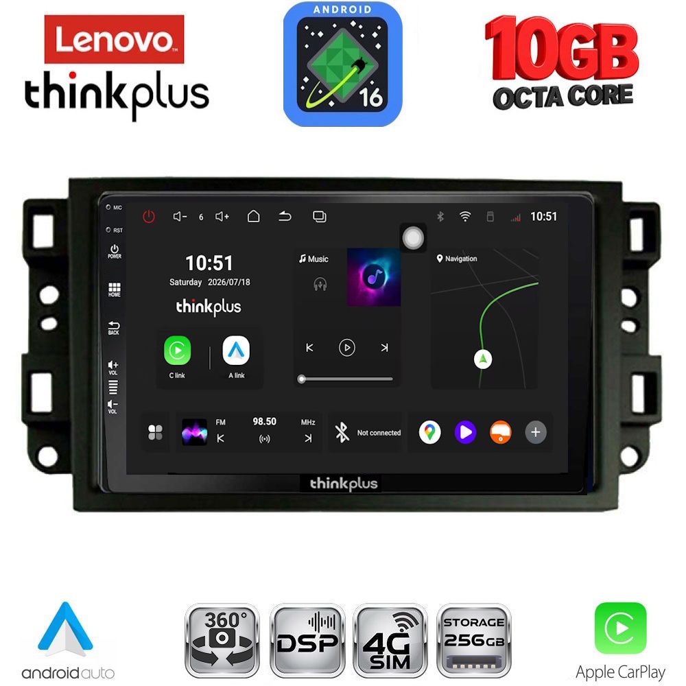 LENOVO LTM 11069A_CPA (10inc) MULTIMEDIA TABLET for GMC ALL mod. 2004-2012 LENOVO LTM 11069A_CPA (10inc) MULTIMEDIA TABLET for GMC ALL mod. 2004-2012