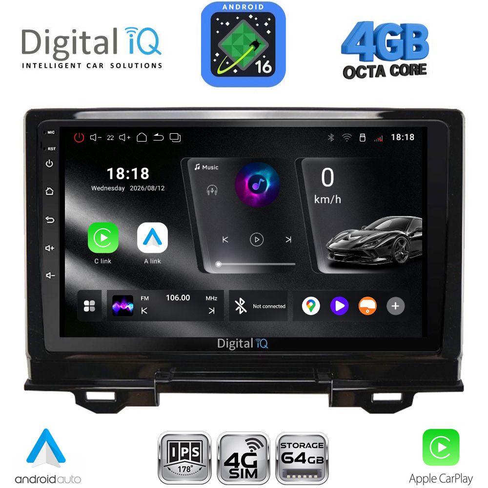 DIGITAL IQ RTG 6202A_CPA (9inc) MULTIMEDIA TABLET for HONDA HRV mod. 202A1-202A6 DIGITAL IQ RTG 6202A_CPA (9inc) MULTIMEDIA TABLET for HONDA HRV mod. 202A1-202A6