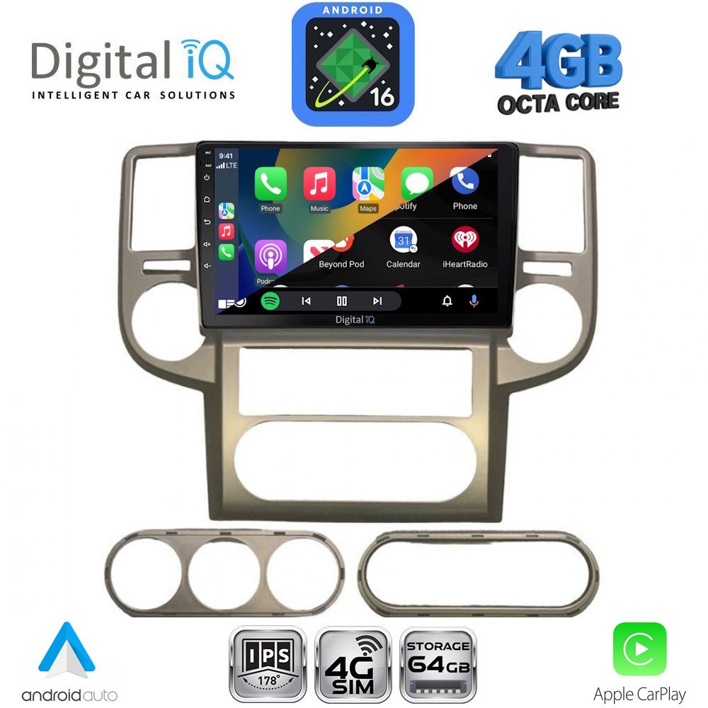 DIGITAL IQ RTG 6475B_CPA (10inc) MULTIMEDIA TABLET for NISSAN XTRAIL mod. 2004-2007 DIGITAL IQ RTG 6475B_CPA (10inc) MULTIMEDIA TABLET for NISSAN XTRAIL mod. 2004-2007