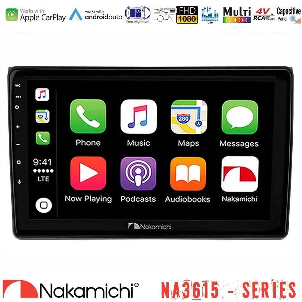 Nakamichi NA3615 Series Με Wireless Carplay & Android Auto Audi A4 B7 Media Station Tablet 9 Nakamichi NA3615 Series Με Wireless Carplay & Android Auto Audi A4 B7 Media Station Tablet 9