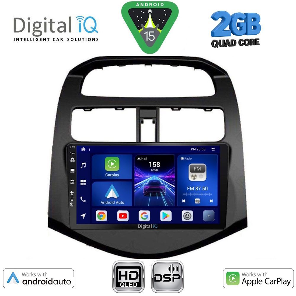 DIGITAL IQ BXC 3078A_CPAA (9inc) MULTIMEDIA TABLET for CHEVROLET SPARK mod. 2009-2015 DIGITAL IQ BXC 3078A_CPAA (9inc) MULTIMEDIA TABLET for CHEVROLET SPARK mod. 2009-2015