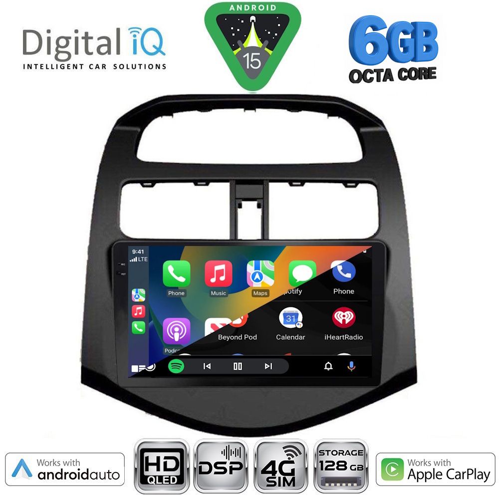 DIGITAL IQ BXF 17078A_CPAA (9inc) MULTIMEDIA TABLET for CHEVROLET SPARK mod. 2009-2015 DIGITAL IQ BXF 17078A_CPAA (9inc) MULTIMEDIA TABLET for CHEVROLET SPARK mod. 2009-2015