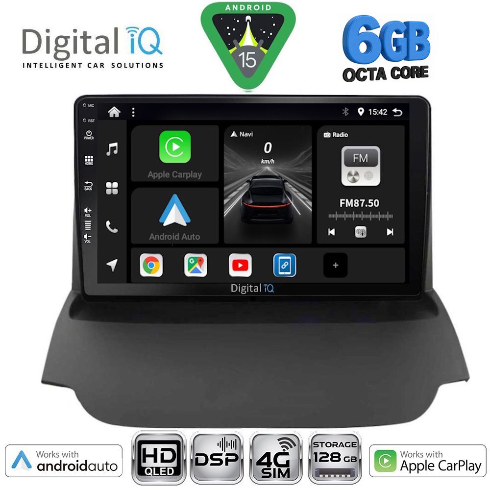 DIGITAL IQ BXF 17151A_CPAA (9inc) MULTIMEDIA TABLET for FORD ECOSPORT mod. 2012-2018 DIGITAL IQ BXF 17151A_CPAA (9inc) MULTIMEDIA TABLET for FORD ECOSPORT mod. 2012-2018