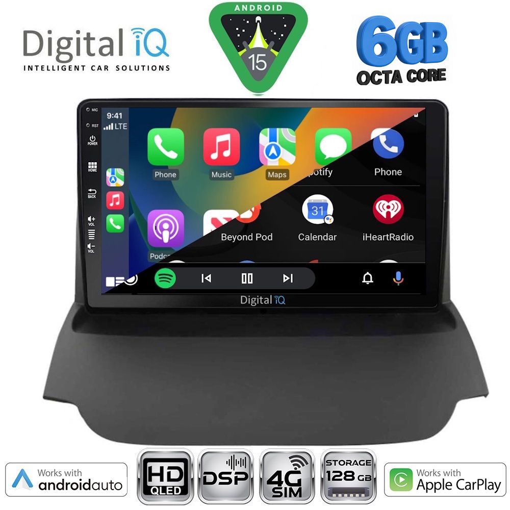DIGITAL IQ BXF 17151A_CPAA (9inc) MULTIMEDIA TABLET for FORD ECOSPORT mod. 2012-2018 DIGITAL IQ BXF 17151A_CPAA (9inc) MULTIMEDIA TABLET for FORD ECOSPORT mod. 2012-2018