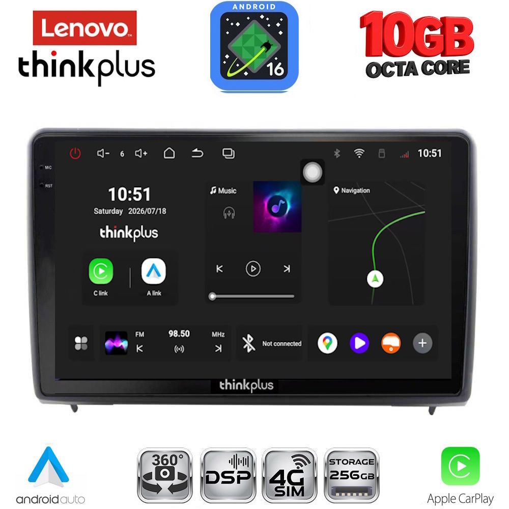LENOVO LTM 11151B_CPA (10inc) MULTIMEDIA TABLET for FORD ECOSPORT mod. 2018-2023 LENOVO LTM 11151B_CPA (10inc) MULTIMEDIA TABLET for FORD ECOSPORT mod. 2018-2023