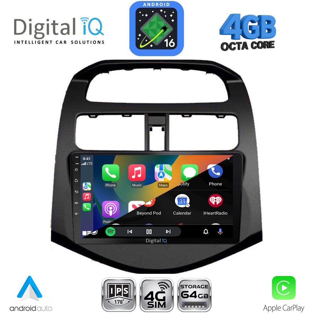 DIGITAL IQ RTG 6078A_CPA (9inc) MULTIMEDIA TABLET for CHEVROLET SPARK mod. 2009-2015 DIGITAL IQ RTG 6078A_CPA (9inc) MULTIMEDIA TABLET for CHEVROLET SPARK mod. 2009-2015