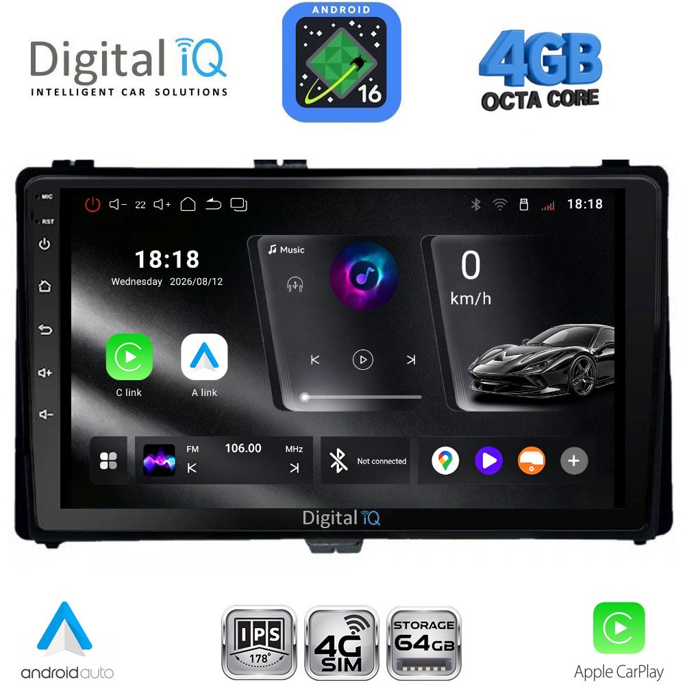 DIGITAL IQ RTG 6703A_CPA (9inc) MULTIMEDIA TABLET for TOYOTA AURIS mod. 2015-2021 – AYGO X mod. 2022-2026 – COROLLA mod. 2017-2019 DIGITAL IQ RTG 6703A_CPA (9inc) MULTIMEDIA TABLET for TOYOTA AURIS mod. 2015-2021 – AYGO X mod. 2022-2026 – COROLLA mod. 2017-2019