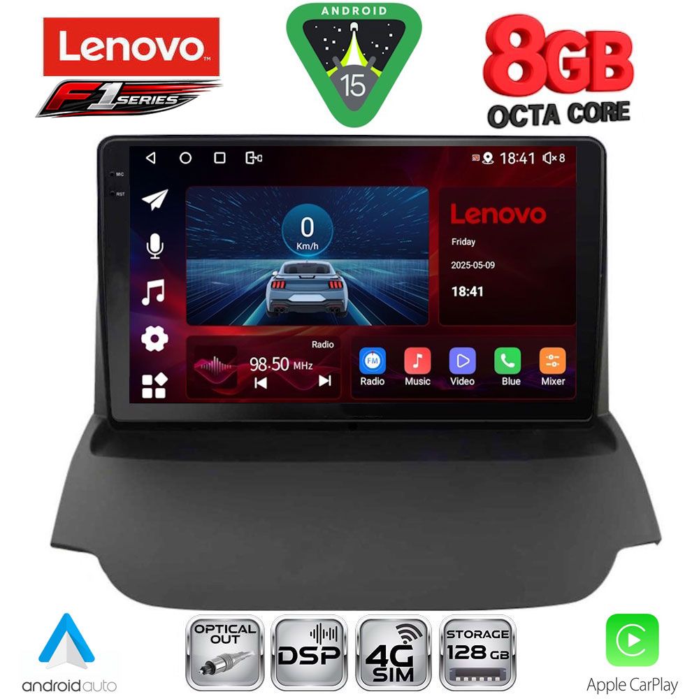 LENOVO SSR 10151A_CPA (9inc) MULTIMEDIA TABLET for FORD ECOSPORT mod. 2012-2018 LENOVO SSR 10151A_CPA (9inc) MULTIMEDIA TABLET for FORD ECOSPORT mod. 2012-2018