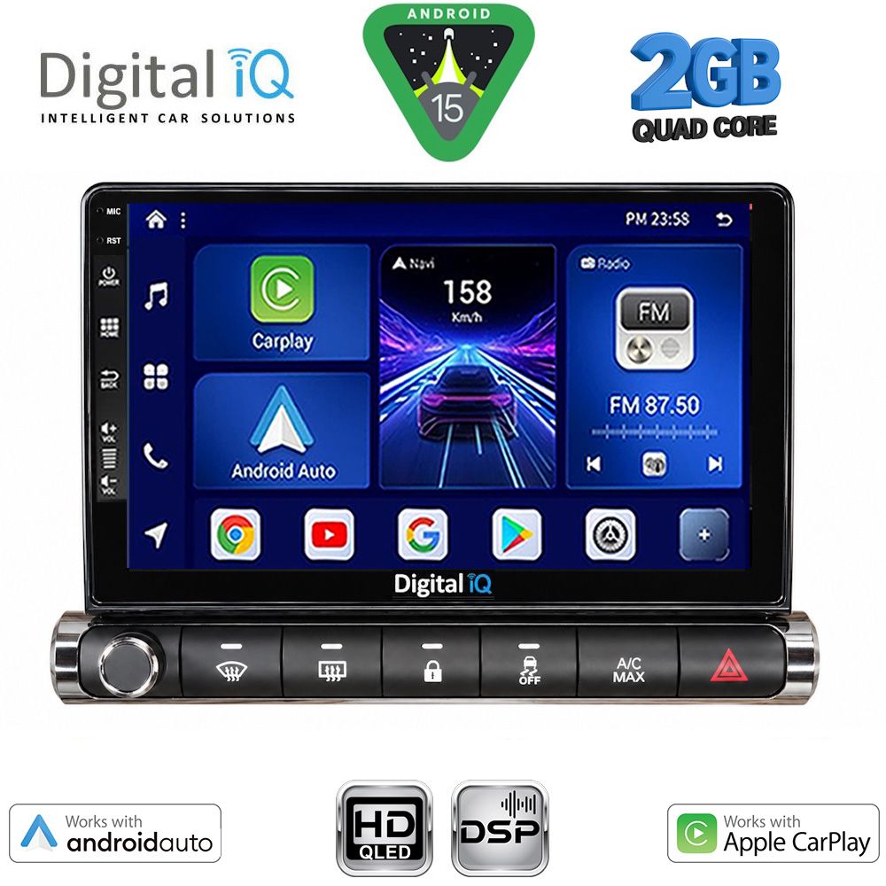 DIGITAL IQ BXC 3089H_CPAA (9inc) MULTIMEDIA TABLET for CITROEN C4 CACTUS mod. 2014-2021 High Version DIGITAL IQ BXC 3089H_CPAA (9inc) MULTIMEDIA TABLET for CITROEN C4 CACTUS mod. 2014-2021 High Version