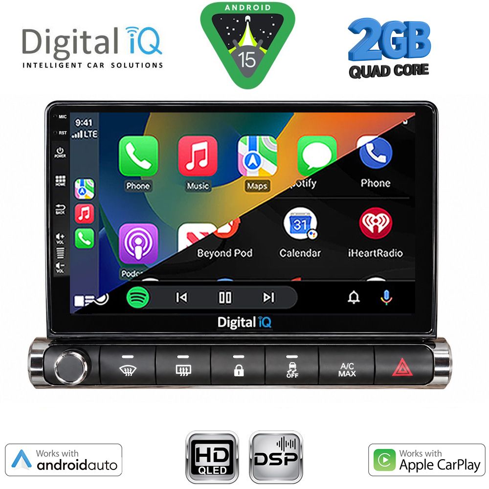 DIGITAL IQ BXC 3089H_CPAA (9inc) MULTIMEDIA TABLET for CITROEN C4 CACTUS mod. 2014-2021 High Version DIGITAL IQ BXC 3089H_CPAA (9inc) MULTIMEDIA TABLET for CITROEN C4 CACTUS mod. 2014-2021 High Version