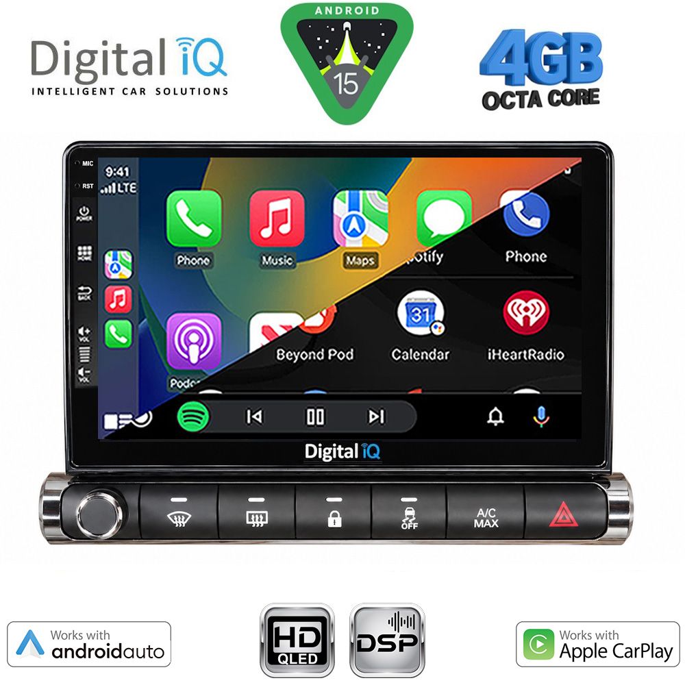 DIGITAL IQ BXF 16089H_CPAA (9inc) MULTIMEDIA TABLET for CITROEN C4 CACTUS mod. 2014-2021 High Version DIGITAL IQ BXF 16089H_CPAA (9inc) MULTIMEDIA TABLET for CITROEN C4 CACTUS mod. 2014-2021 High Version