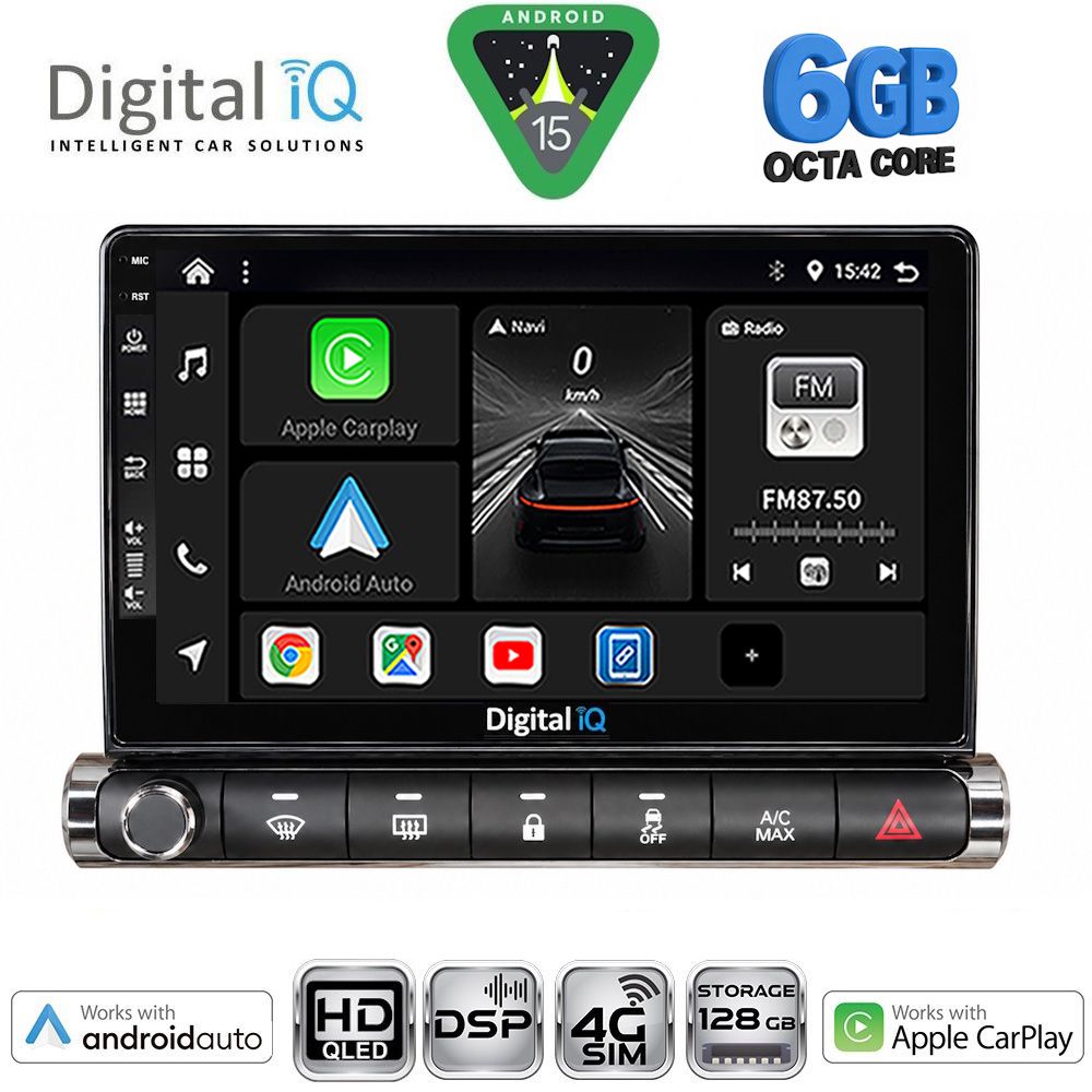 DIGITAL IQ BXF 17089H_CPAA (9inc) MULTIMEDIA TABLET for CITROEN C4 CACTUS mod. 2014-2021 High Version DIGITAL IQ BXF 17089H_CPAA (9inc) MULTIMEDIA TABLET for CITROEN C4 CACTUS mod. 2014-2021 High Version