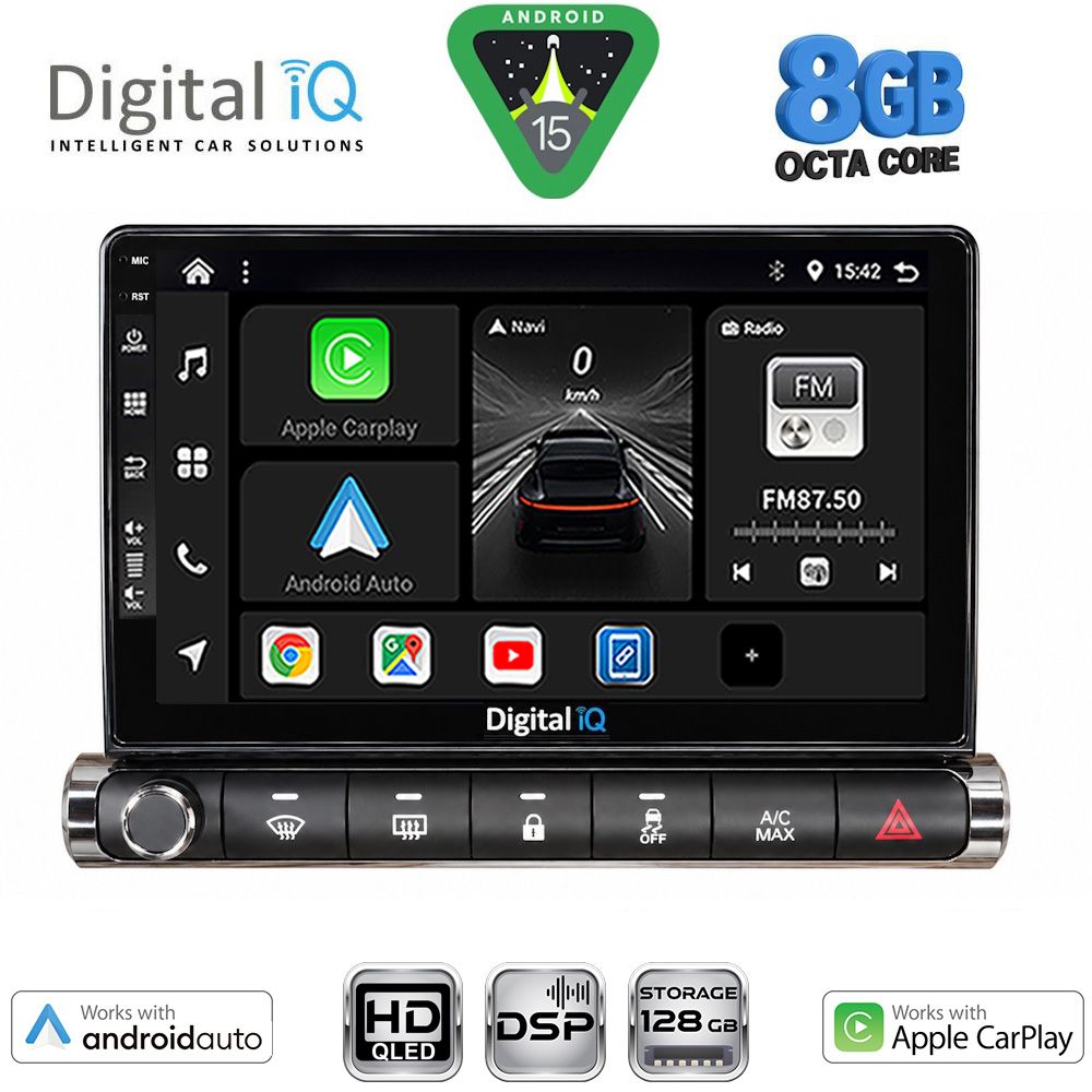DIGITAL IQ BXF 18089H_CPAA (9inc) MULTIMEDIA TABLET for CITROEN C4 CACTUS mod. 2014-2021 High Version DIGITAL IQ BXF 18089H_CPAA (9inc) MULTIMEDIA TABLET for CITROEN C4 CACTUS mod. 2014-2021 High Version