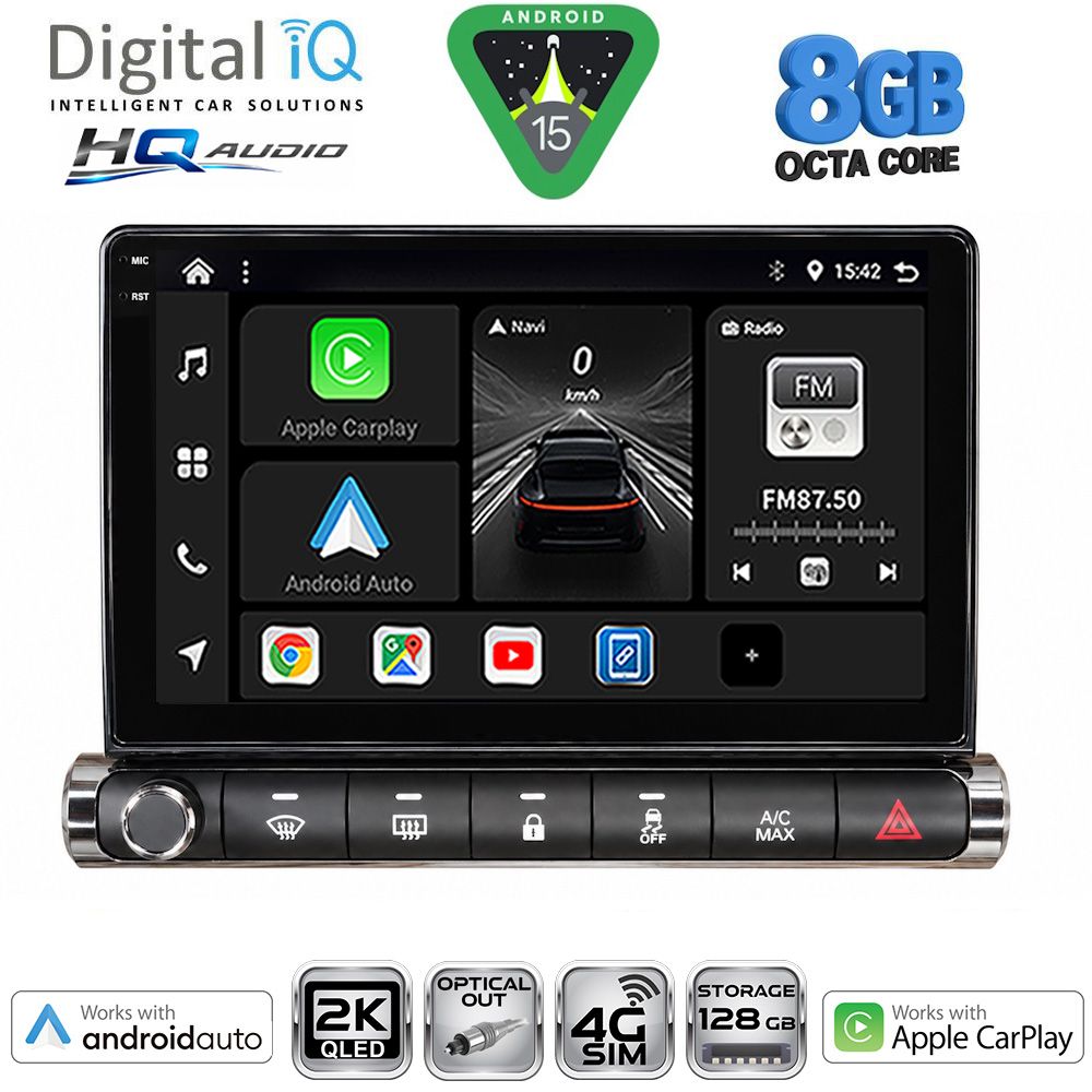 DIGITAL IQ BXK 20089H_CPAA (9inc) MULTIMEDIA TABLET for CITROEN C4 CACTUS mod. 2014-2021 High Version DIGITAL IQ BXK 20089H_CPAA (9inc) MULTIMEDIA TABLET for CITROEN C4 CACTUS mod. 2014-2021 High Version
