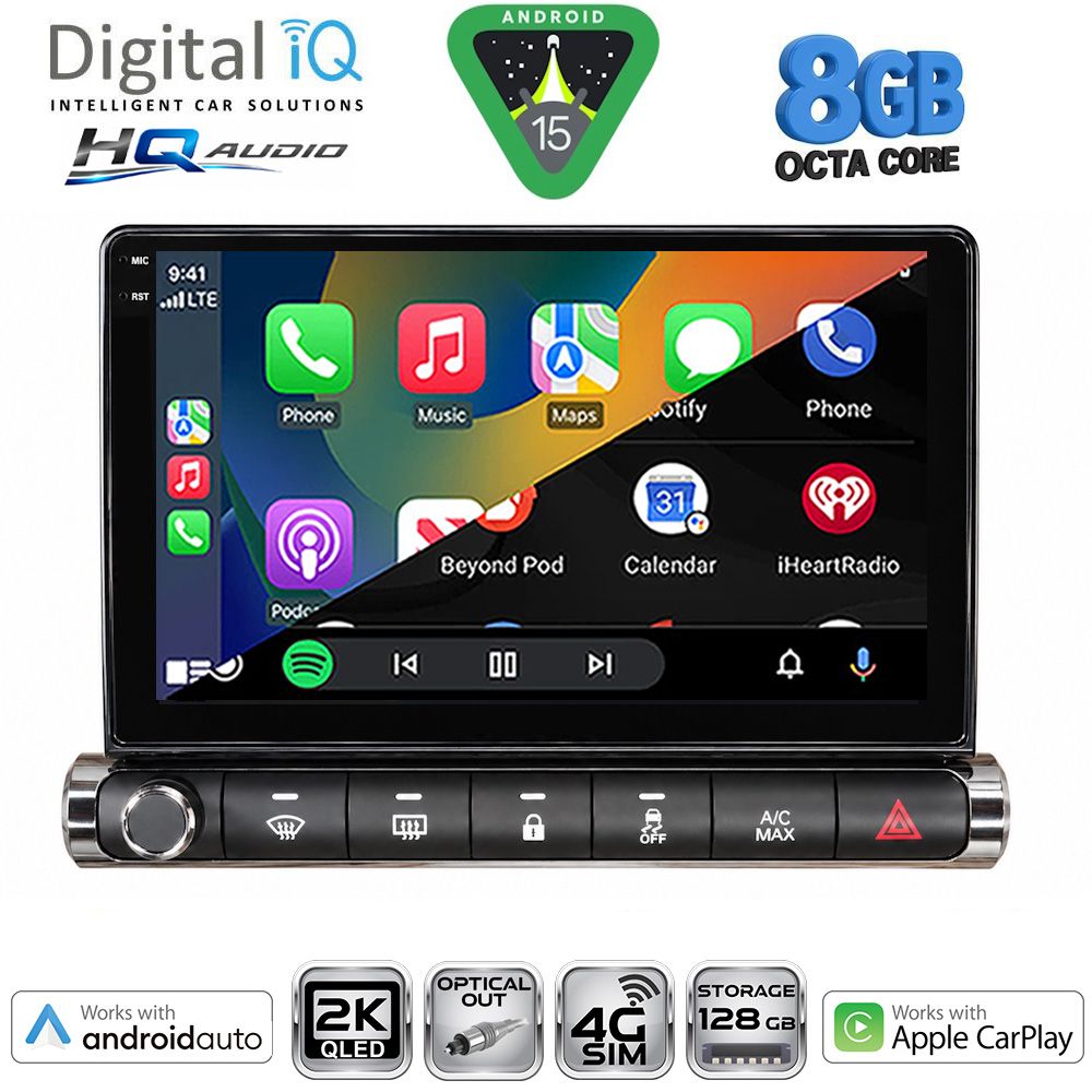 DIGITAL IQ BXK 20089H_CPAA (9inc) MULTIMEDIA TABLET for CITROEN C4 CACTUS mod. 2014-2021 High Version DIGITAL IQ BXK 20089H_CPAA (9inc) MULTIMEDIA TABLET for CITROEN C4 CACTUS mod. 2014-2021 High Version