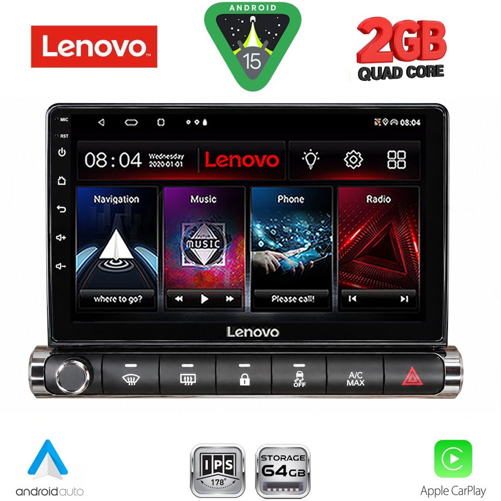 LENOVO LVD 2089H_CPA (9inc) MULTIMEDIA TABLET for CITROEN C4 CACTUS mod. 2014-2021 High Version LENOVO LVD 2089H_CPA (9inc) MULTIMEDIA TABLET for CITROEN C4 CACTUS mod. 2014-2021 High Version