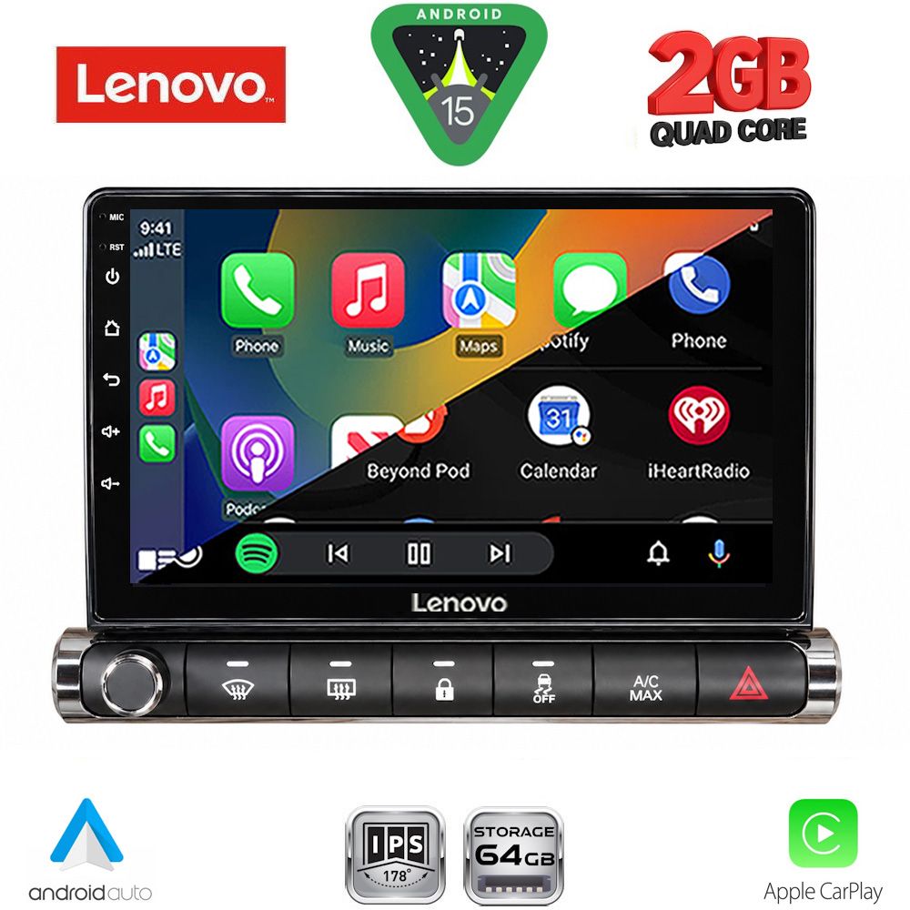 LENOVO LVD 2089H_CPA (9inc) MULTIMEDIA TABLET for CITROEN C4 CACTUS mod. 2014-2021 High Version LENOVO LVD 2089H_CPA (9inc) MULTIMEDIA TABLET for CITROEN C4 CACTUS mod. 2014-2021 High Version