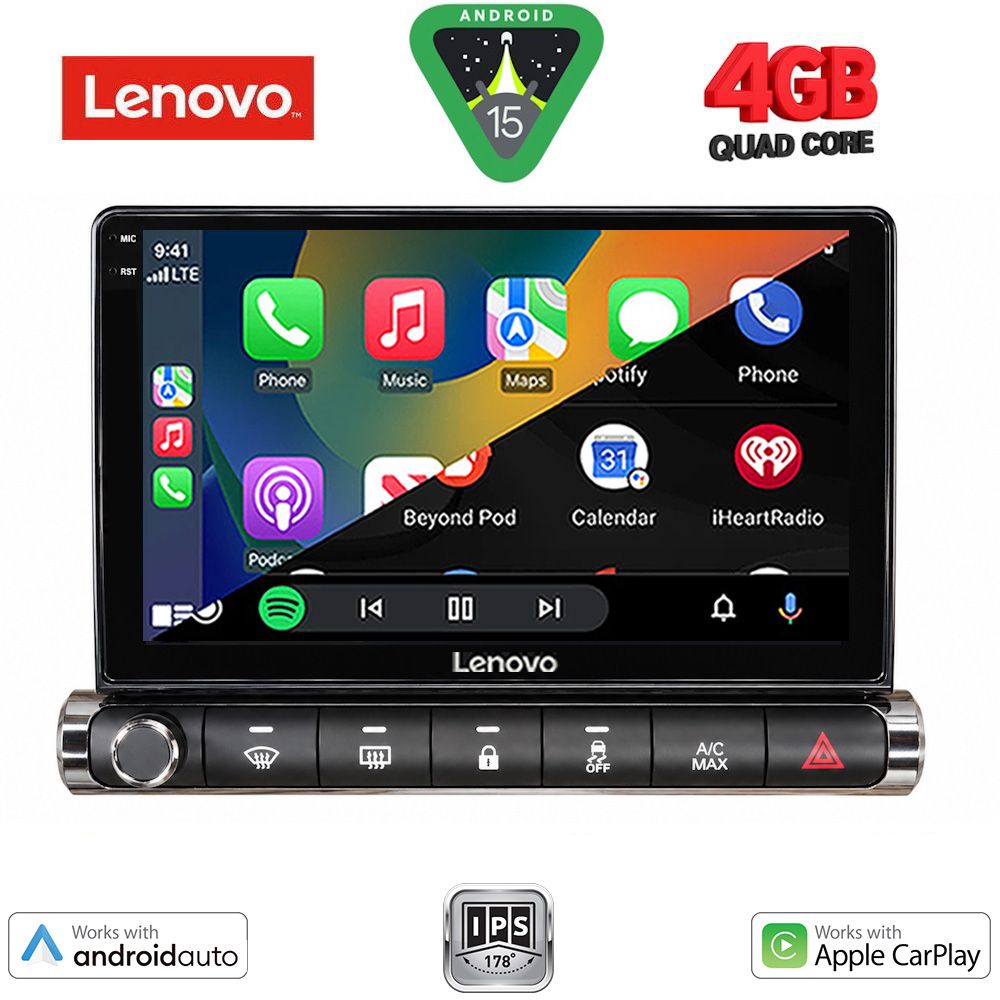 LENOVO LVE 8089H_CPAA (9inc) MULTIMEDIA TABLET for CITROEN C4 CACTUS mod. 2014-2021 High Version LENOVO LVE 8089H_CPAA (9inc) MULTIMEDIA TABLET for CITROEN C4 CACTUS mod. 2014-2021 High Version
