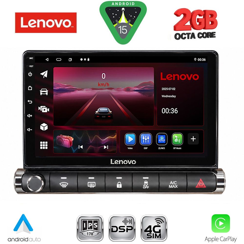LENOVO LVF 5089H_CPA (9inc) MULTIMEDIA TABLET for CITROEN C4 CACTUS mod. 2014-2021 High Version LENOVO LVF 5089H_CPA (9inc) MULTIMEDIA TABLET for CITROEN C4 CACTUS mod. 2014-2021 High Version