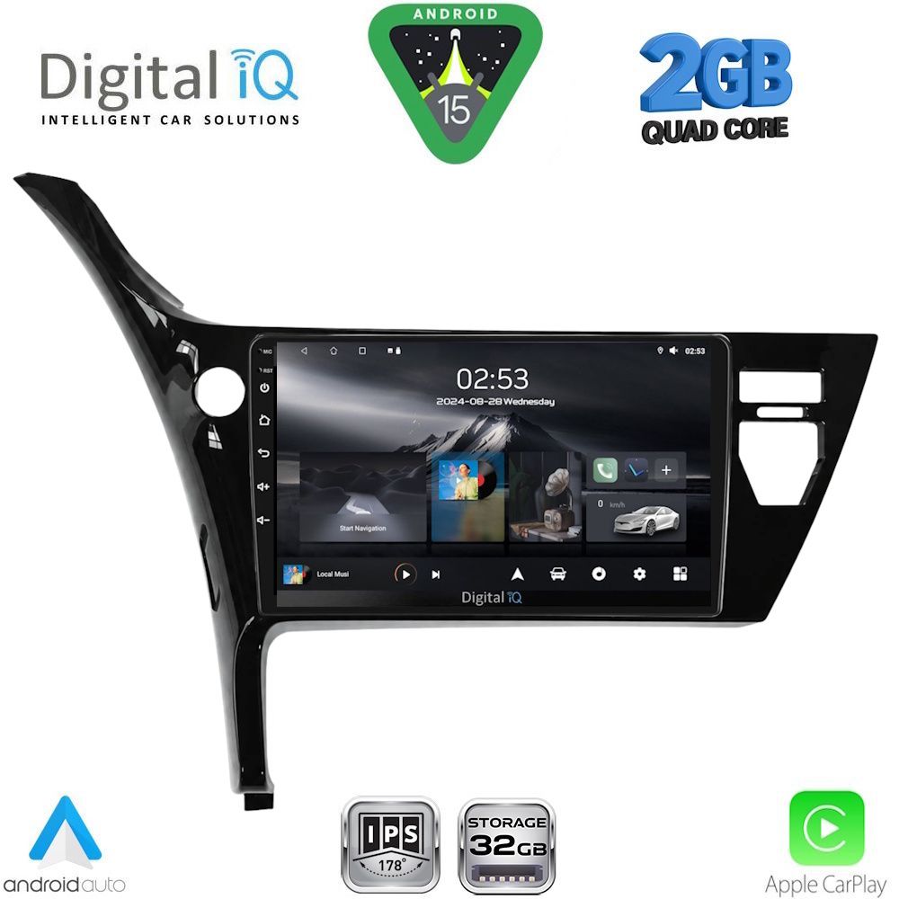 DIGITAL IQ RSD 1703B_CPA (10inc) MULTIMEDIA TABLET for TOYOTA AURIS mod. 2015-2021 DIGITAL IQ RSD 1703B_CPA (10inc) MULTIMEDIA TABLET for TOYOTA AURIS mod. 2015-2021