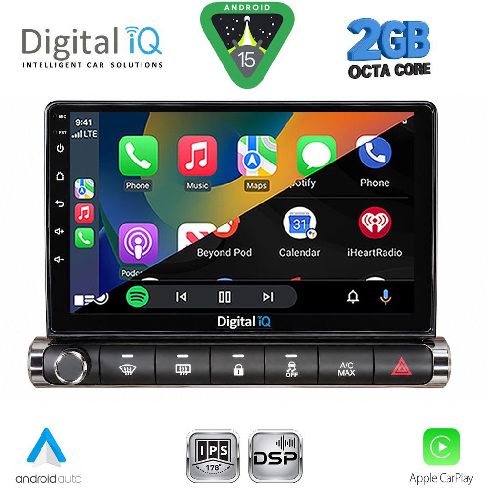 DIGITAL IQ RSF 4089H_CPA (9inc) MULTIMEDIA TABLET for CITROEN C4 CACTUS mod. 2014-2021 High Version DIGITAL IQ RSF 4089H_CPA (9inc) MULTIMEDIA TABLET for CITROEN C4 CACTUS mod. 2014-2021 High Version