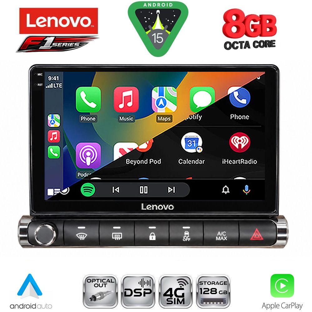 LENOVO SSR 10089H_CPA (9inc) MULTIMEDIA TABLET for CITROEN C4 CACTUS mod. 2014-2021 High Version LENOVO SSR 10089H_CPA (9inc) MULTIMEDIA TABLET for CITROEN C4 CACTUS mod. 2014-2021 High Version