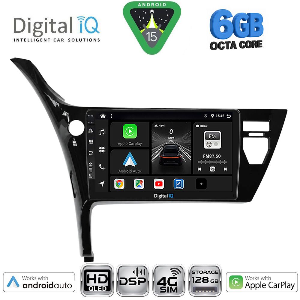 DIGITAL IQ BXF 17703B_CPAA (10inc) MULTIMEDIA TABLET for TOYOTA AURIS mod. 2015-2021 DIGITAL IQ BXF 17703B_CPAA (10inc) MULTIMEDIA TABLET for TOYOTA AURIS mod. 2015-2021