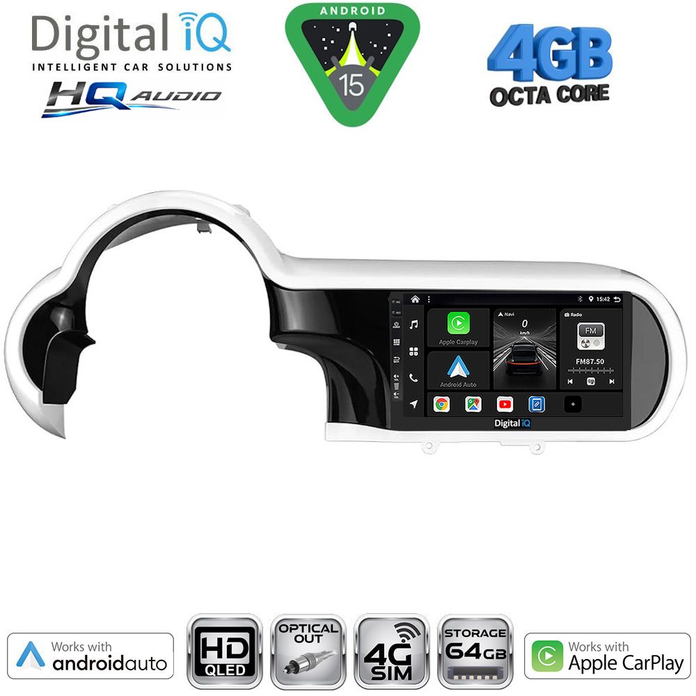 DIGITAL IQ BXK 19561_CPAA (9inc) MULTIMEDIA TABLET for RENAULT TWINGO mod. 2014-2024 DIGITAL IQ BXK 19561_CPAA (9inc) MULTIMEDIA TABLET for RENAULT TWINGO mod. 2014-2024