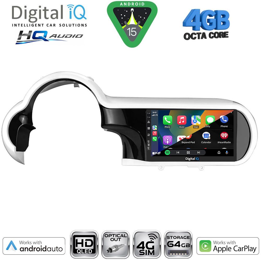 DIGITAL IQ BXK 19561_CPAA (9inc) MULTIMEDIA TABLET for RENAULT TWINGO mod. 2014-2024 DIGITAL IQ BXK 19561_CPAA (9inc) MULTIMEDIA TABLET for RENAULT TWINGO mod. 2014-2024
