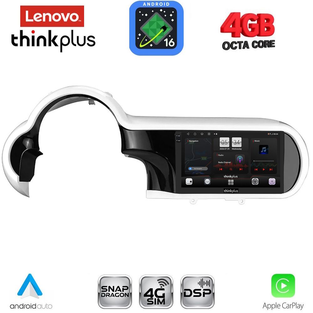 LENOVO LTG 7561_CPA (9inc) MULTIMEDIA TABLET for RENAULT TWINGO mod. 2014-2024 LENOVO LTG 7561_CPA (9inc) MULTIMEDIA TABLET for RENAULT TWINGO mod. 2014-2024