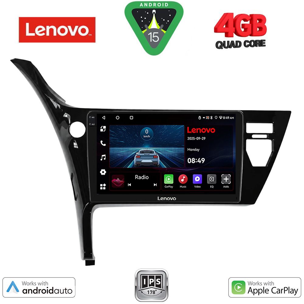 LENOVO LVE 8703B_CPAA (10inc) MULTIMEDIA TABLET for TOYOTA AURIS mod. 2015-2021 LENOVO LVE 8703B_CPAA (10inc) MULTIMEDIA TABLET for TOYOTA AURIS mod. 2015-2021