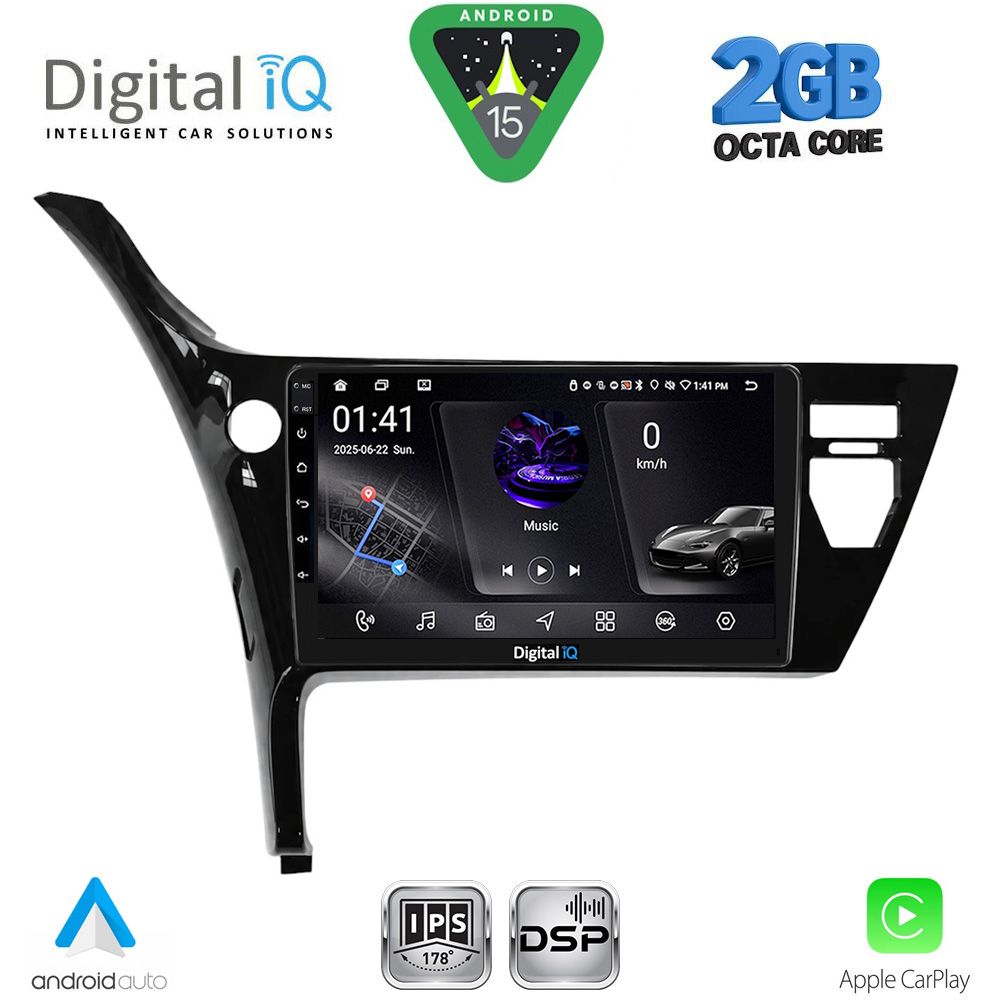DIGITAL IQ RSF 4703B_CPA (10inc) MULTIMEDIA TABLET for TOYOTA AURIS mod. 2015-2021 DIGITAL IQ RSF 4703B_CPA (10inc) MULTIMEDIA TABLET for TOYOTA AURIS mod. 2015-2021