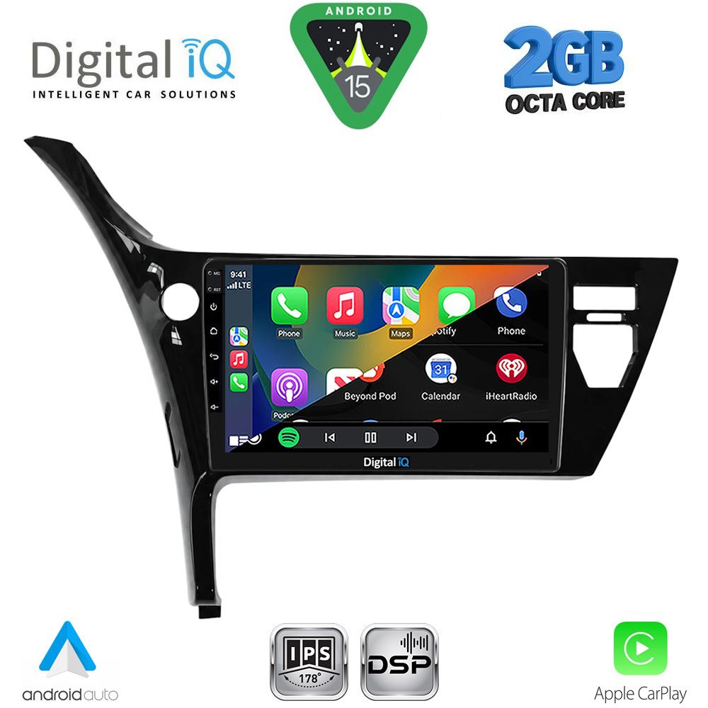 DIGITAL IQ RSF 4703B_CPA (10inc) MULTIMEDIA TABLET for TOYOTA AURIS mod. 2015-2021 DIGITAL IQ RSF 4703B_CPA (10inc) MULTIMEDIA TABLET for TOYOTA AURIS mod. 2015-2021