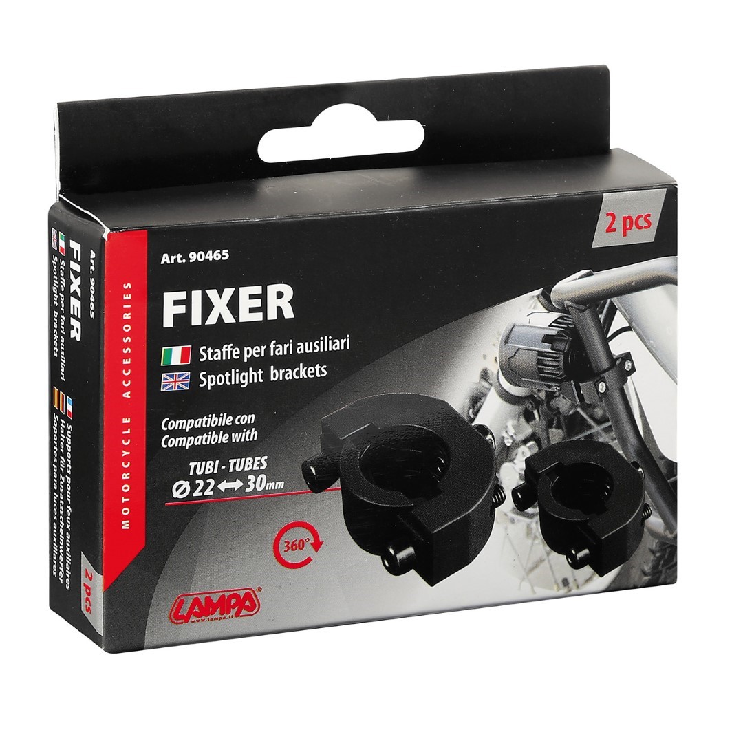 ΒΑΣΕΙΣ ΣΤΗΡΙΞΗΣ FIXER ΓΙΑ ΠΡΟΒΟΛΕΙΣ MOTO (ΔΙΑΜΕΤΡΟΣ 22-30 mm) - 2 ΤΕΜ. ΒΑΣΕΙΣ ΣΤΗΡΙΞΗΣ FIXER ΓΙΑ ΠΡΟΒΟΛΕΙΣ MOTO (ΔΙΑΜΕΤΡΟΣ 22-30 mm) - 2 ΤΕΜ.