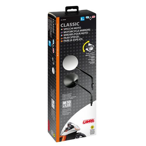 Lampa ΚΑΘΡΕΦΤΕΣ ΜΟΤΟ CLASSIC M10x1,25 ΜΑΥΡΟΙ 2 ΤΕΜ. Lampa ΚΑΘΡΕΦΤΕΣ ΜΟΤΟ CLASSIC M10x1,25 ΜΑΥΡΟΙ 2 ΤΕΜ.