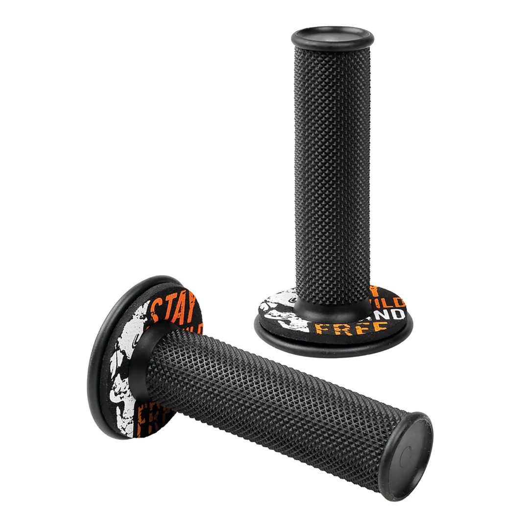 ΧΕΡΟΥΛΙΑ MOTO DONUT OFF-ROAD ΜΑΥΡΑ/ΠΟΡΤΟΚΑΛΙ 22MM+25MM 12CM 2ΤΕΜ ΧΕΡΟΥΛΙΑ MOTO DONUT OFF-ROAD ΜΑΥΡΑ/ΠΟΡΤΟΚΑΛΙ 22MM+25MM 12CM 2ΤΕΜ