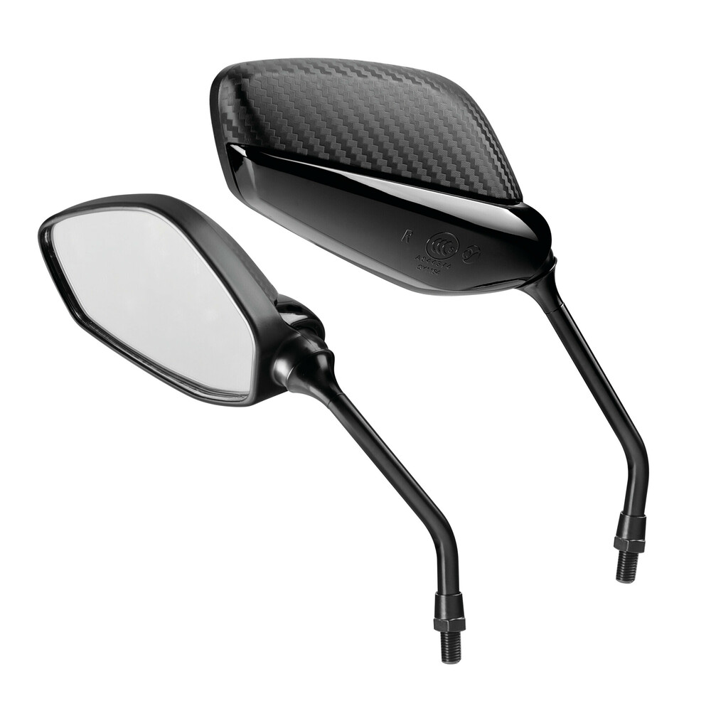 ΚΑΘΡΕΠΤΕΣ MOTO M10x1,25 ΜΑΥΡΟ/ CARBON ΧΡΩΜΑ SPLINTER LAMPA - 2 ΤΕΜ. ΚΑΘΡΕΠΤΕΣ MOTO M10x1,25 ΜΑΥΡΟ/ CARBON ΧΡΩΜΑ SPLINTER LAMPA - 2 ΤΕΜ.