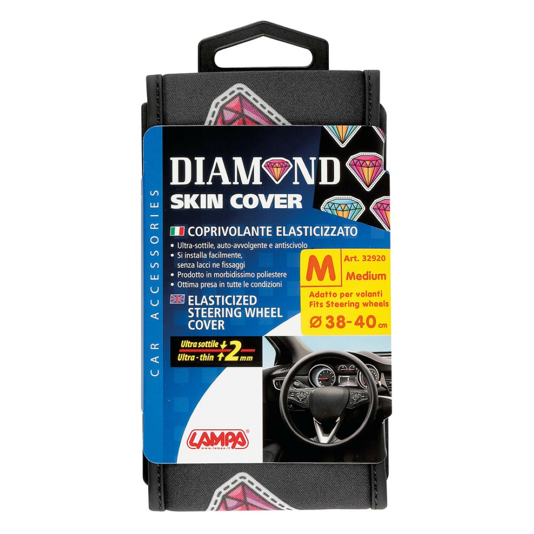 ΚΑΛΥΜΜΑ ΤΙΜΟΝΙΟΥ SKIN-COVER DIAMOND (ΔΙΑΜΑΝΤΙΑ) 38/40cm (M) ΜΑΥΡΟ ΕΛΑΣΤΙΚΟ ΠΟΛΥΕΣΤΕΡΙΚΟ 2mm ΠΑΧΟΣ ΚΑΛΥΜΜΑ ΤΙΜΟΝΙΟΥ SKIN-COVER DIAMOND (ΔΙΑΜΑΝΤΙΑ) 38/40cm (M) ΜΑΥΡΟ ΕΛΑΣΤΙΚΟ ΠΟΛΥΕΣΤΕΡΙΚΟ 2mm ΠΑΧΟΣ