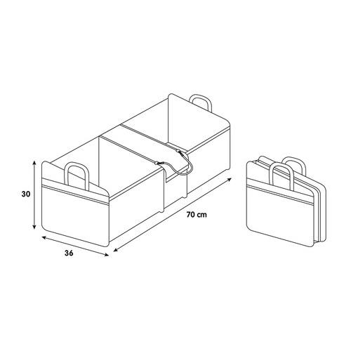 Lampa ORGANIZER ΠΟΡΤ ΜΠΑΓΚΑΖ DELUXE (XL) 70 Χ 36 cm Lampa ORGANIZER ΠΟΡΤ ΜΠΑΓΚΑΖ DELUXE (XL) 70 Χ 36 cm