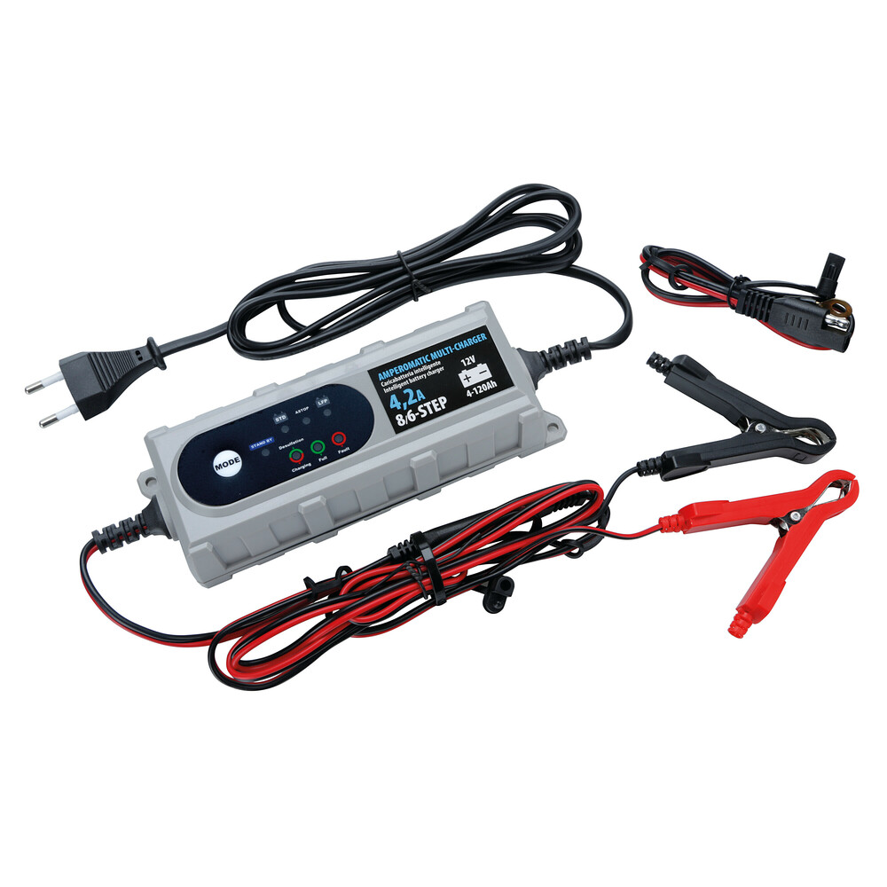 ΦΟΡΤΙΣΤΗΣ ΜΠΑΤΑΡΙΑΣ AMPEROMATIC MULTI-CHARGER 12V 4,2A 4>120Ah STD-SMF-EFB-AGM-START & STOP ΦΟΡΤΙΣΤΗΣ ΜΠΑΤΑΡΙΑΣ AMPEROMATIC MULTI-CHARGER 12V 4,2A 4>120Ah STD-SMF-EFB-AGM-START & STOP
