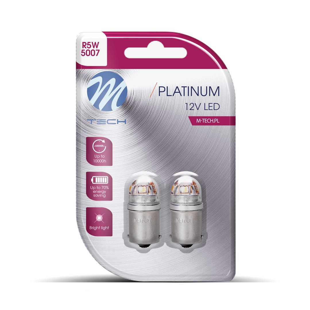 ΛΑΜΠΑΚΙΑ W16W T15 12/24V 1W 5x2835SMD LED CAN-BUS ΛΕΥΚΟ PLATINIUM BLISTER M-TECH - 2 ΤΕΜ ΛΑΜΠΑΚΙΑ W16W T15 12/24V 1W 5x2835SMD LED CAN-BUS ΛΕΥΚΟ PLATINIUM BLISTER M-TECH - 2 ΤΕΜ