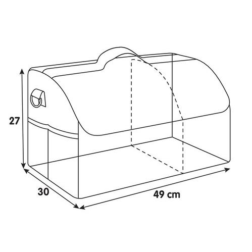 Lampa ORGANIZER ΠΟΡΤ ΜΠΑΓΚΑΖ-ΤΣΑΝΤΑ ΜΕΤΑΦΟΡΑΣ PREMIUM ΑΔΙΑΒΡΟΧΟ (M) 2 ΘΕΣΕΩΝ+4 ΤΣΕΠΕΣ 49x30cm Lampa ORGANIZER ΠΟΡΤ ΜΠΑΓΚΑΖ-ΤΣΑΝΤΑ ΜΕΤΑΦΟΡΑΣ PREMIUM ΑΔΙΑΒΡΟΧΟ (M) 2 ΘΕΣΕΩΝ+4 ΤΣΕΠΕΣ 49x30cm