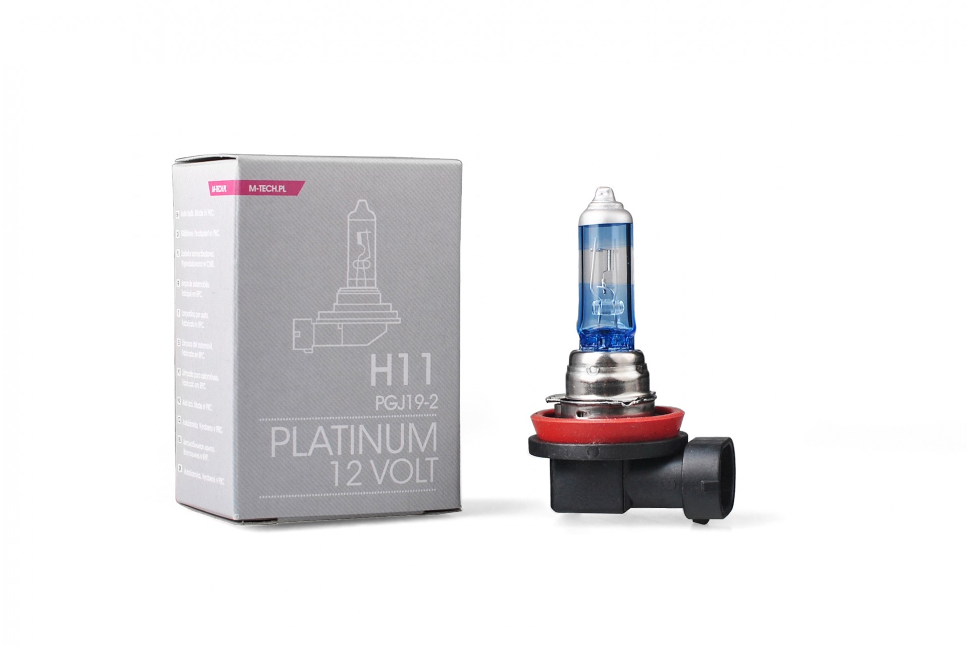 M-Tech H11 12V 55W PGJ19-2 COLOR PLATINIUM 1ΤΕΜ. M-TECH M-Tech H11 12V 55W PGJ19-2 COLOR PLATINIUM 1ΤΕΜ. M-TECH