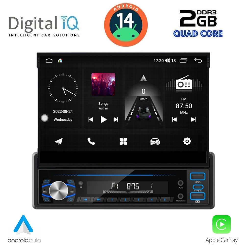 DIGITAL IQ TOP 230_CPA (7"_DECK) MULTIMEDIA 1DIN DIGITAL IQ TOP 230_CPA (7"_DECK) MULTIMEDIA 1DIN