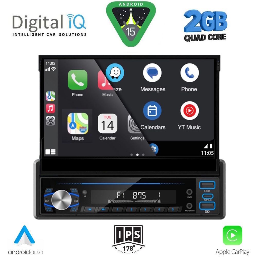 DIGITAL IQ TOP 230_CPA (7"_DECK) MULTIMEDIA 1DIN DIGITAL IQ TOP 230_CPA (7"_DECK) MULTIMEDIA 1DIN